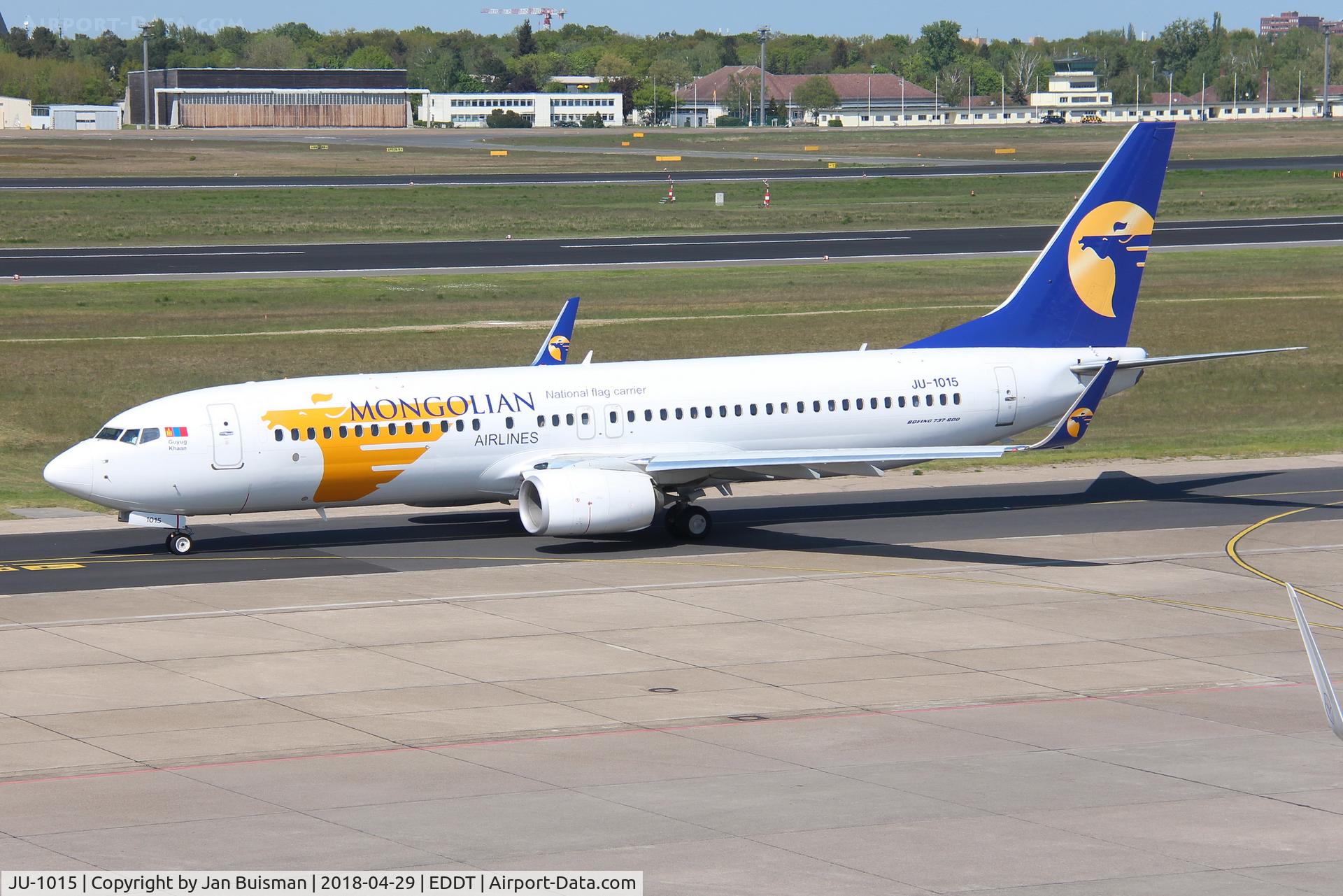 JU-1015, 2014 Boeing 737-8SH C/N 41318, MIAT