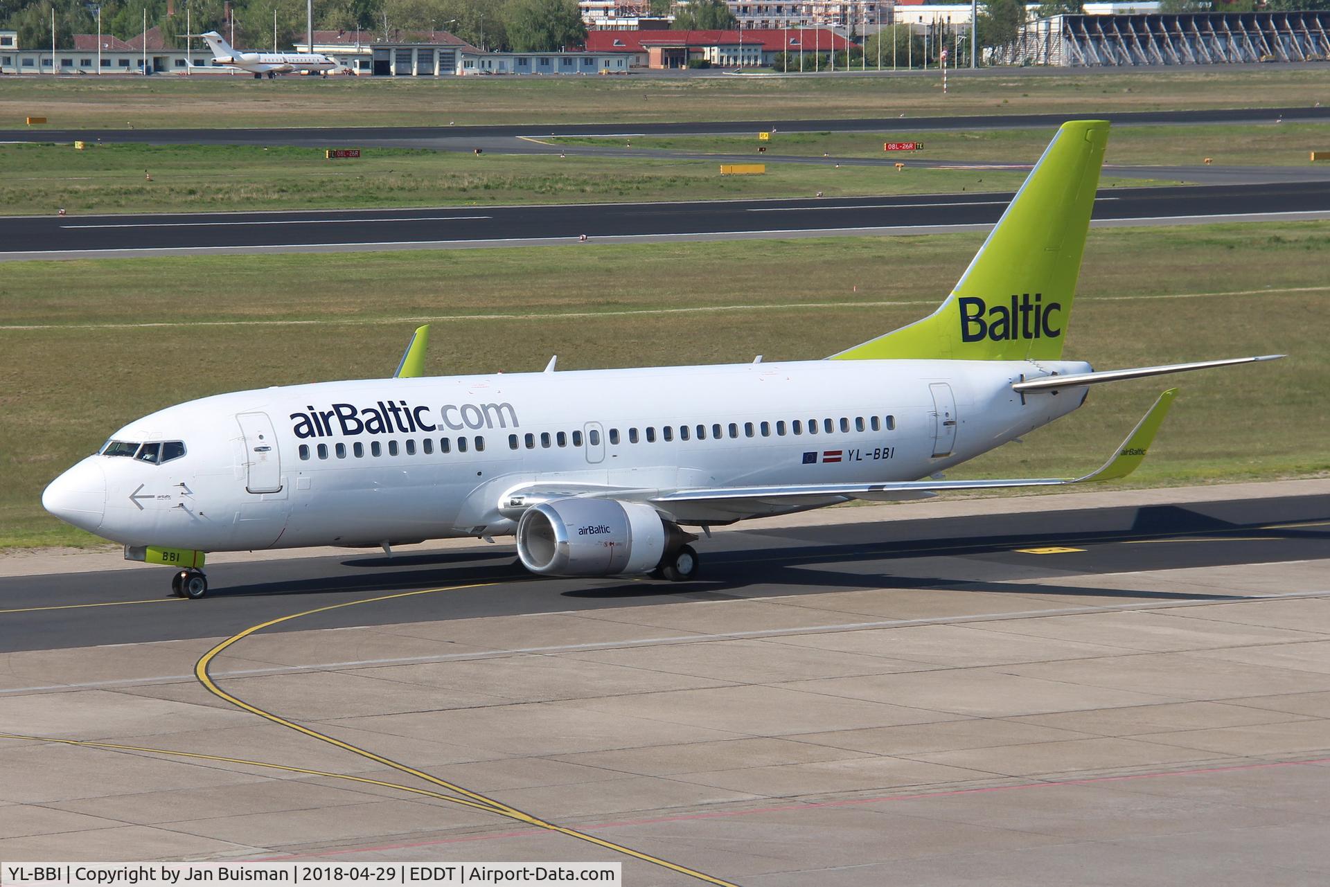 YL-BBI, 1995 Boeing 737-33A C/N 27454, airBaltic
