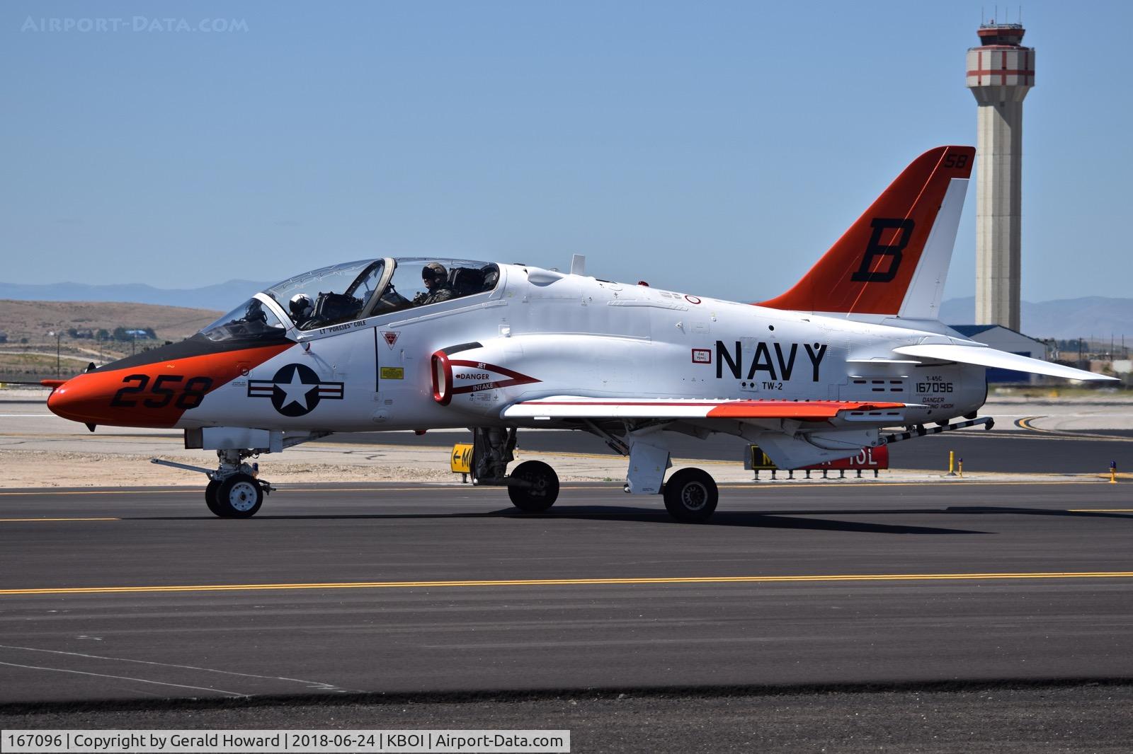 167096, Boeing T-45C Goshawk C/N C128, Taxiing on Alpha.