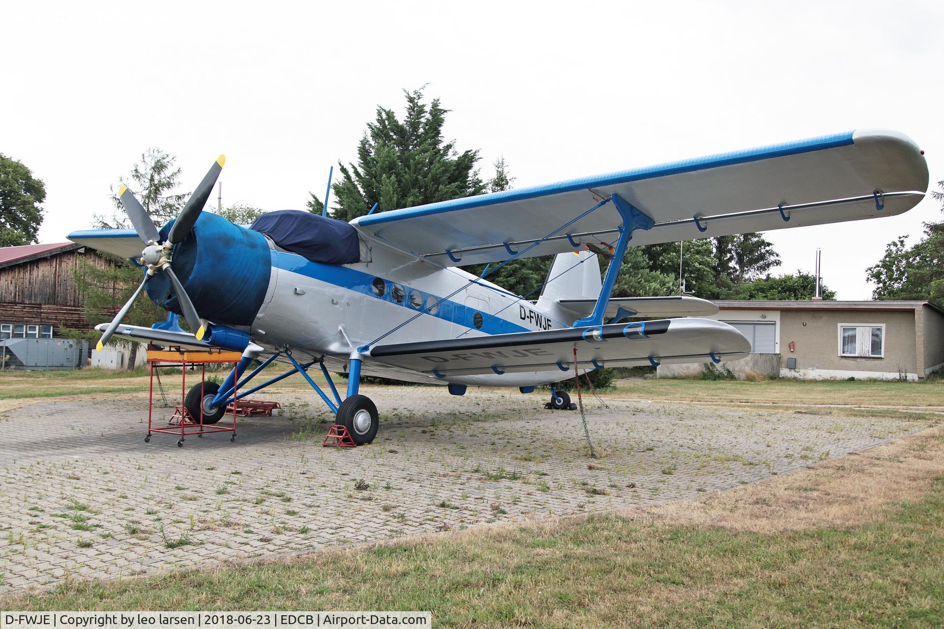 D-FWJE, 1970 Antonov An-2T C/N 1G108-69, Ballenstedt EDCB 23.6.2018 in new c/s.