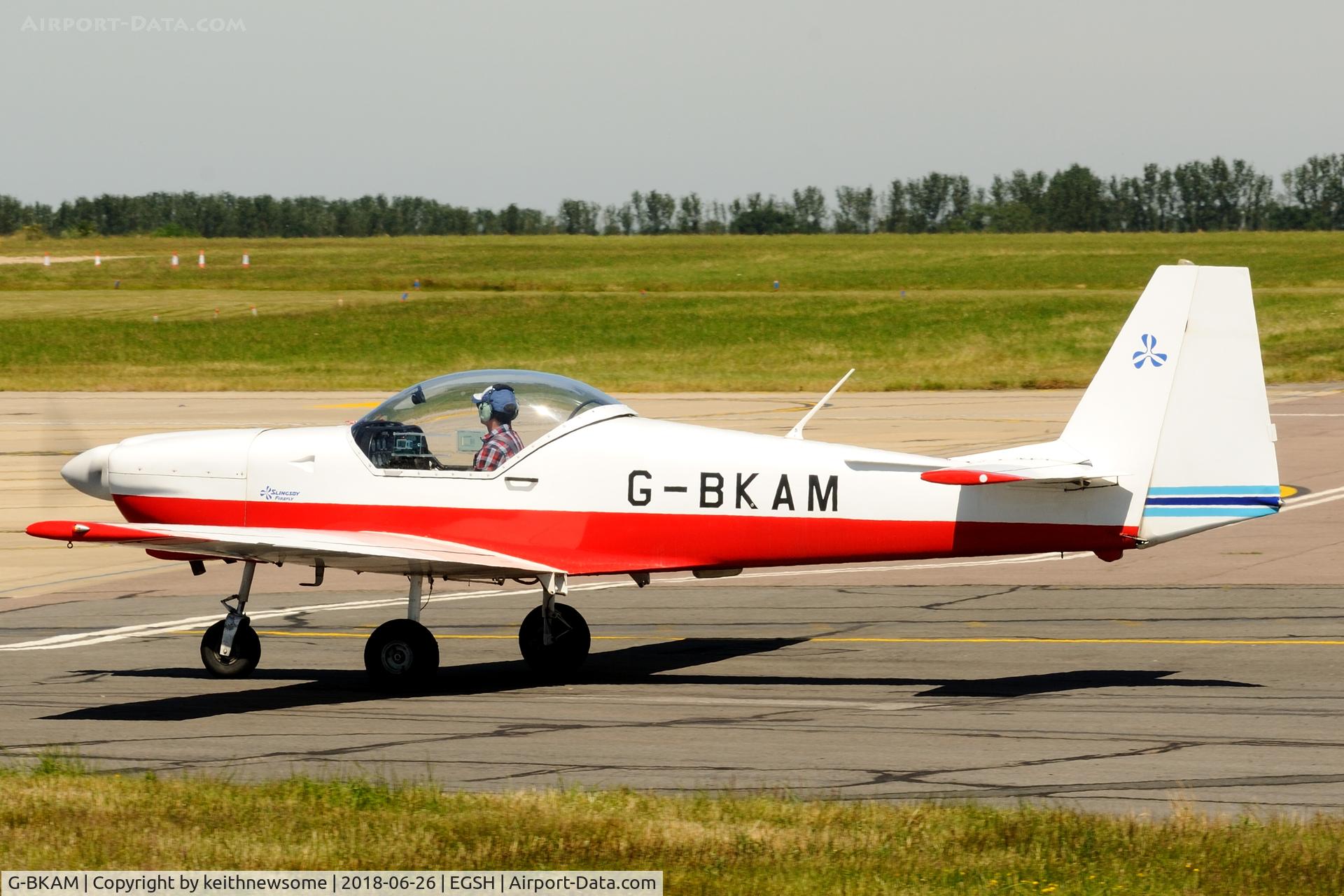 G-BKAM, 1982 Slingsby T-67M Firefly Mk2 C/N 1999, Nice Visitor.