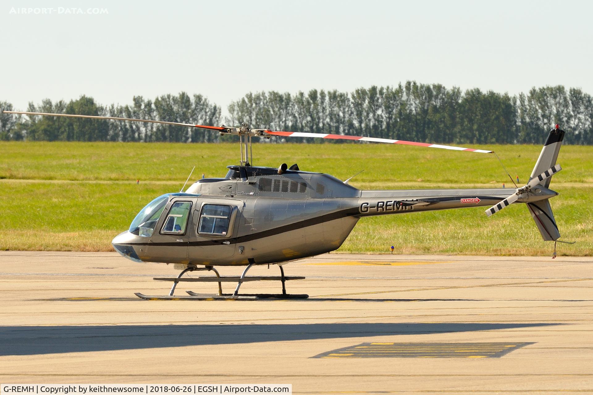 G-REMH, 2007 Bell 206B JetRanger III C/N 4626, Nice Visitor.