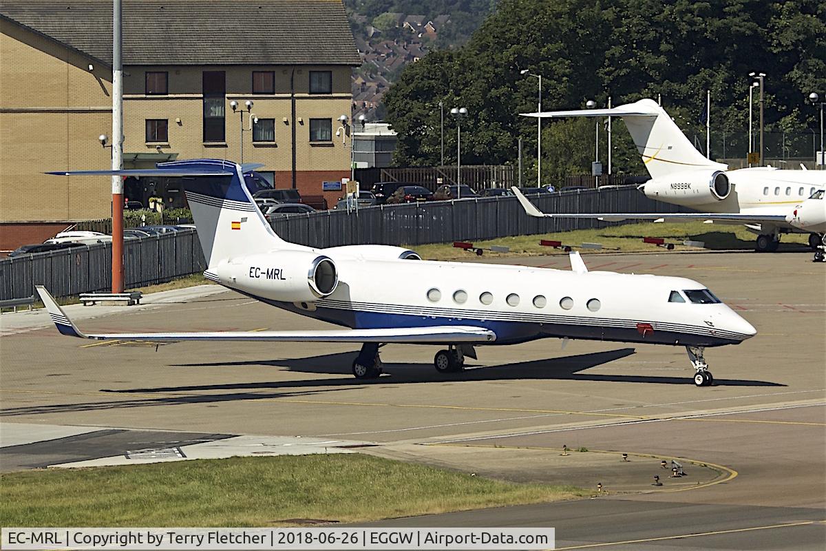 EC-MRL, 2017 Gulfstream Aerospace G550 C/N 5557, At London Luton