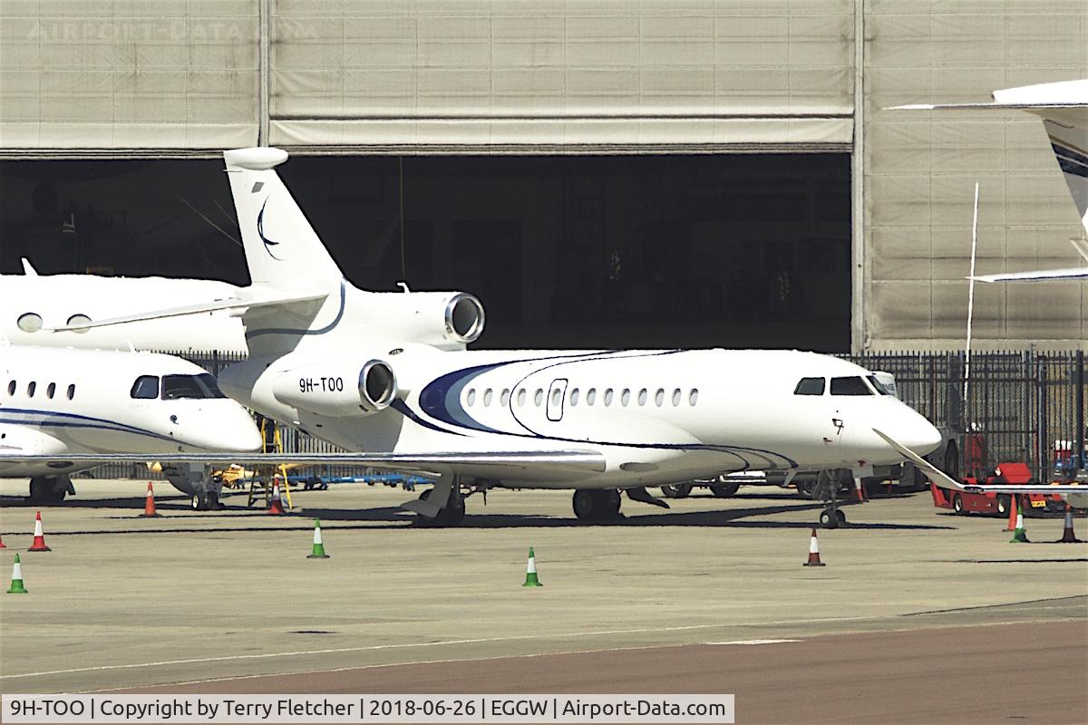 9H-TOO, 2007 Dassault Falcon 7X C/N 005, At London Luton