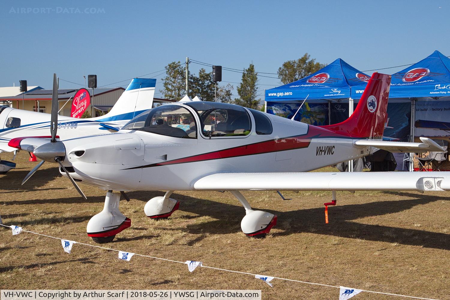 VH-VWC, 2011 The Airplane Factory Sling 4 C/N 015, Watts Bridge 2018