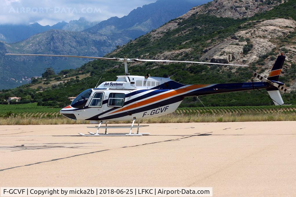 F-GCVF, Agusta AB-206B JetRanger II C/N 8607, Parked
