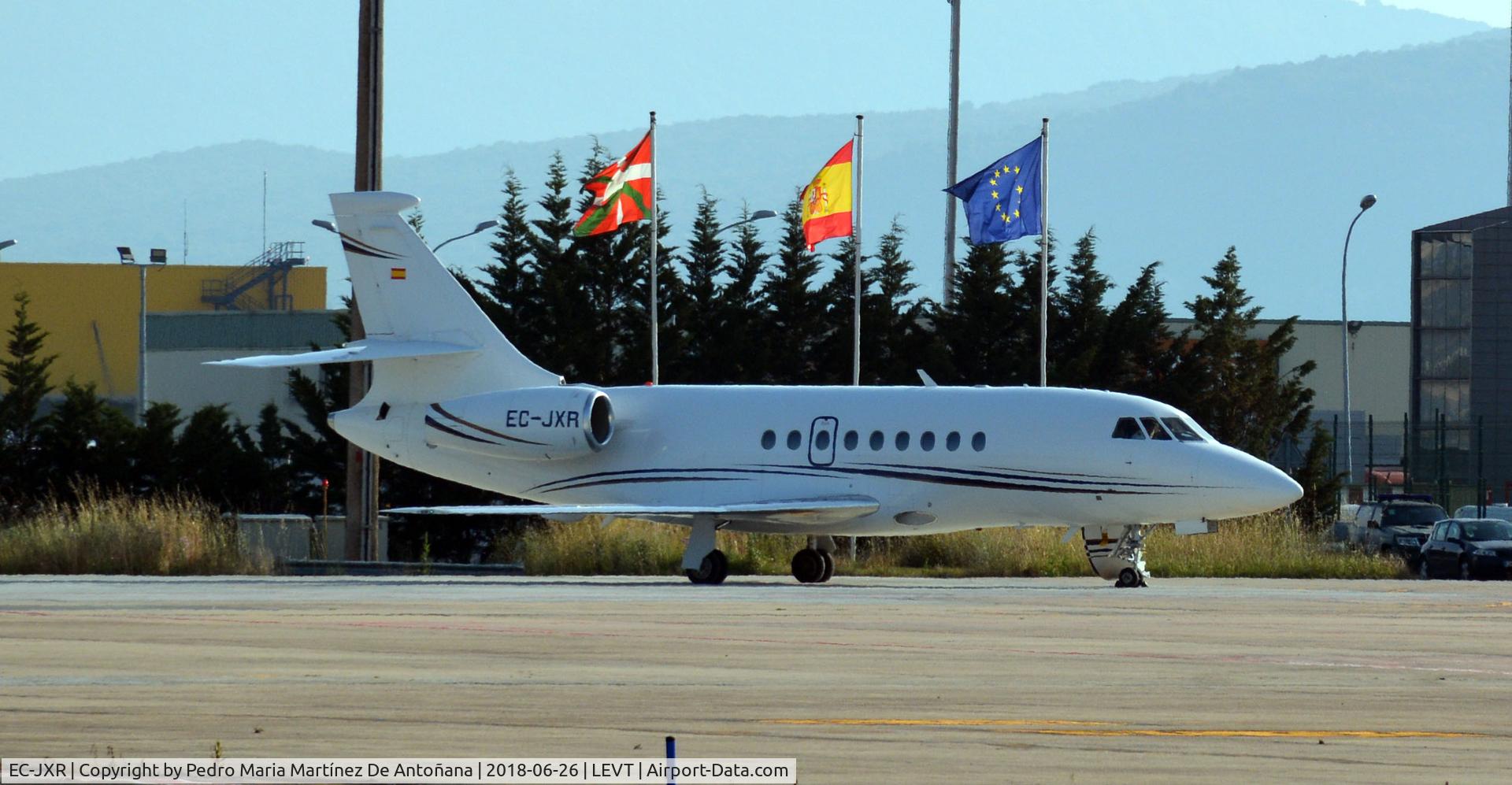 EC-JXR, 1997 Dassault Falcon 2000 C/N 55, Foronda - Vitoria-Gasteiz - Euskadi - España