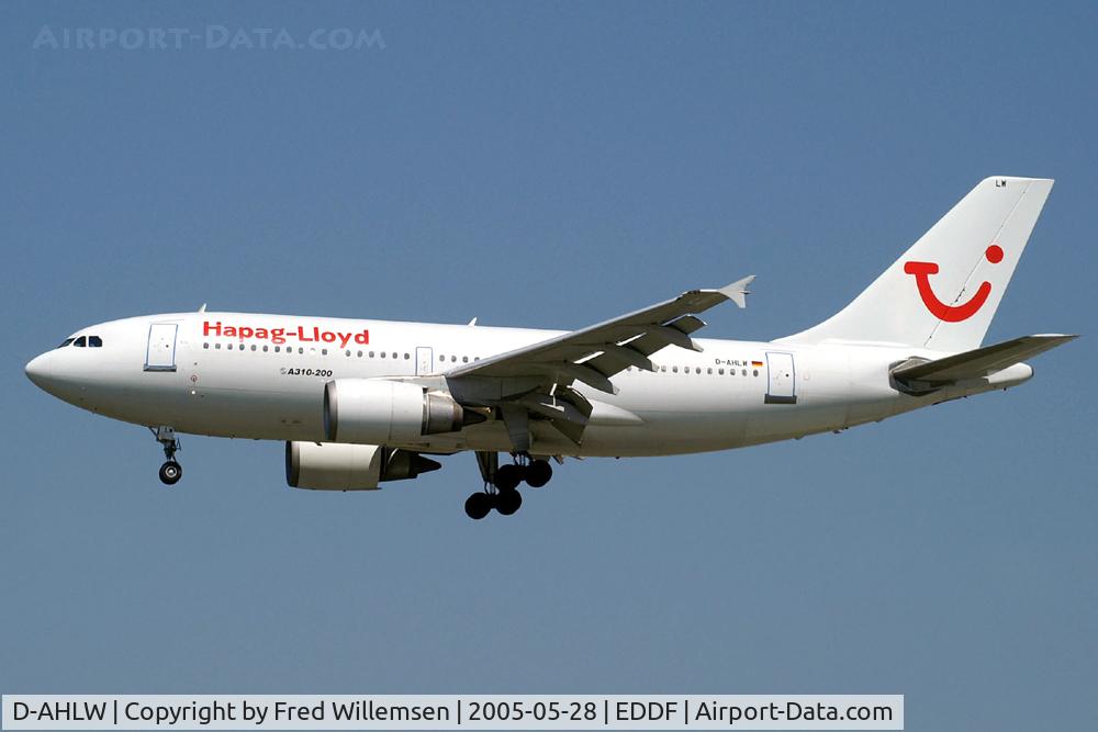 D-AHLW, 1986 Airbus A310-204 C/N 427, Hapag-Lloyd