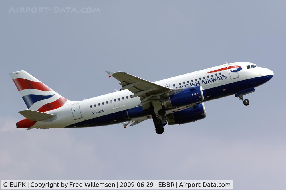 G-EUPK, 2000 Airbus A319-131 C/N 1236, BA