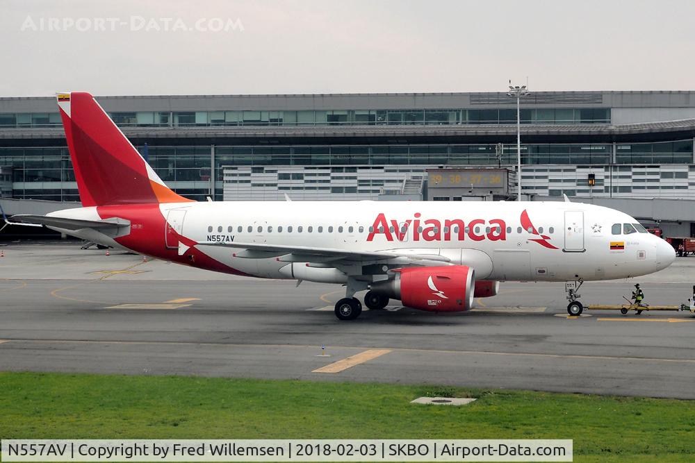 N557AV, 2012 Airbus A319-115 C/N 5057, AVIANCA