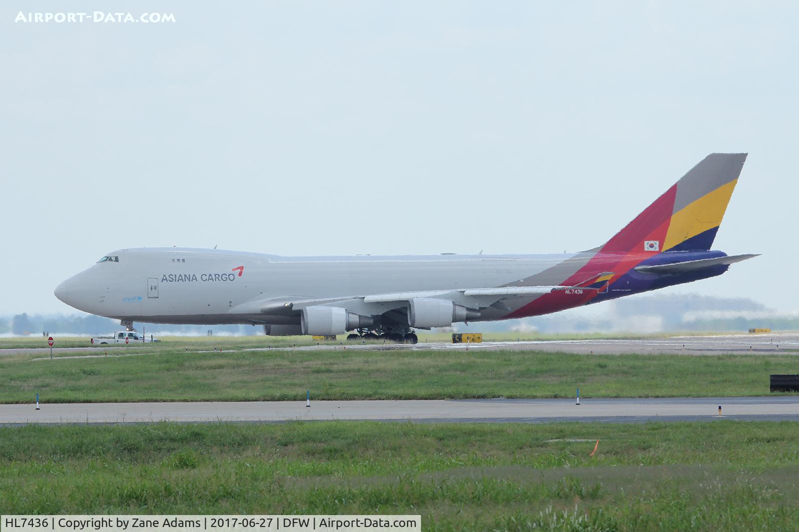 HL7436, 2002 Boeing 747-48EF (SCD) C/N 29170, At DFW Airport