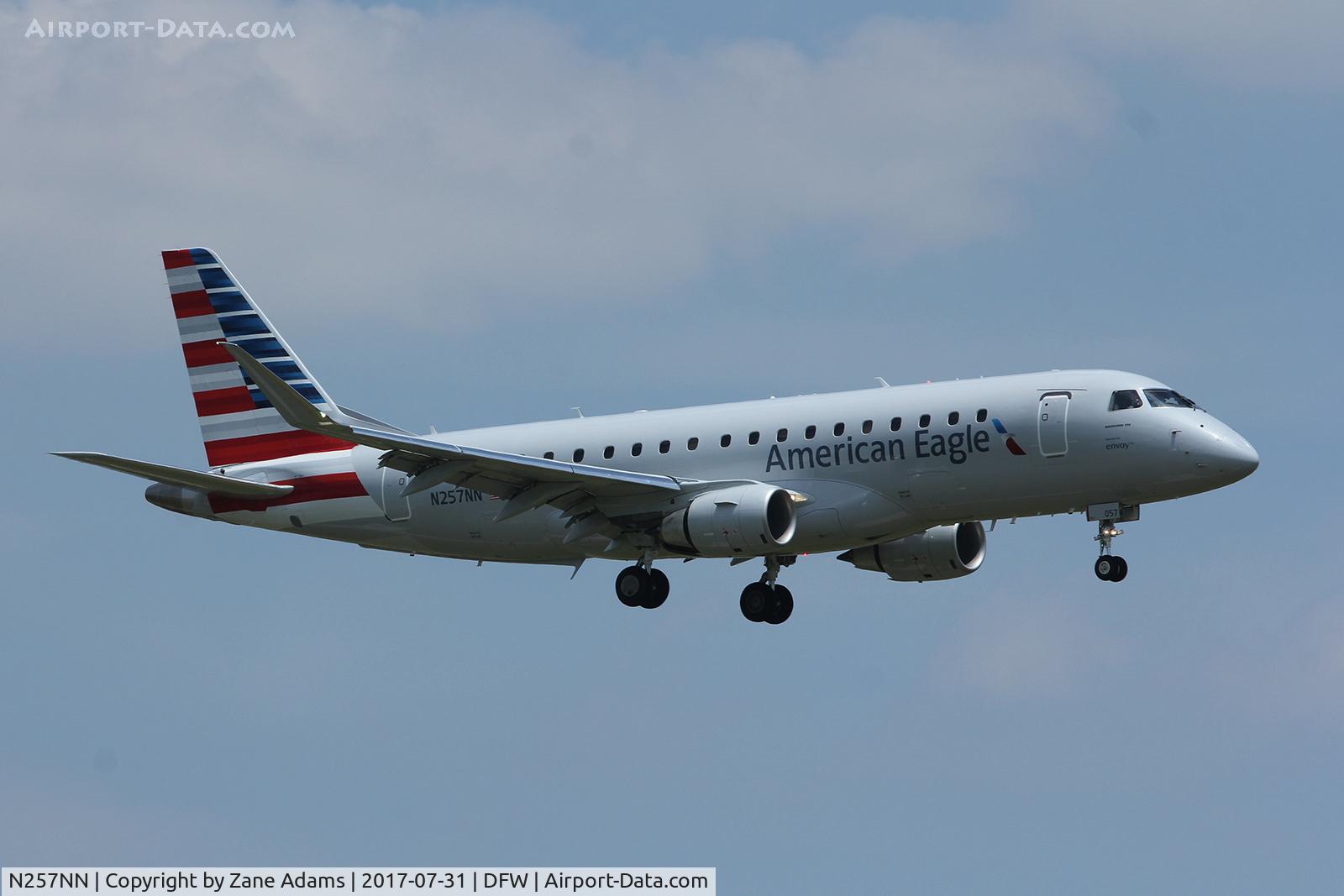 N257NN, 2017 Embraer 175LR (ERJ-170-200LR) C/N 17000674, At DFW Airport
