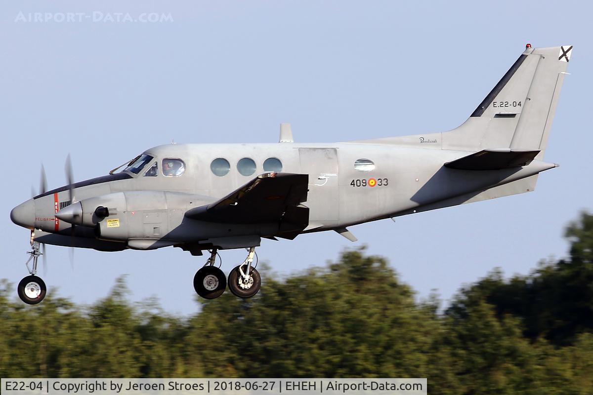 E22-04, Beech C90 King Air C/N LJ-603, EHEH