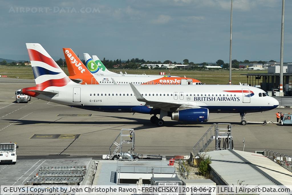 G-EUYS, 2013 Airbus A320-232 C/N 5948, BA363 to London LHR
