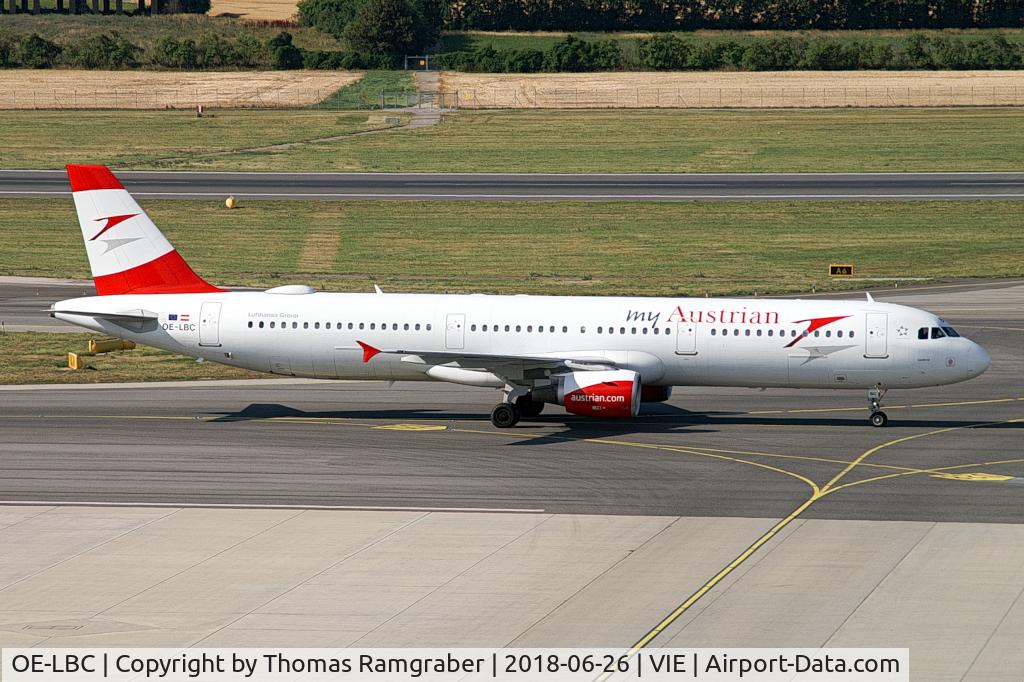 OE-LBC, 1996 Airbus A321-111 C/N 581, Austrian Airlines Airbus A321