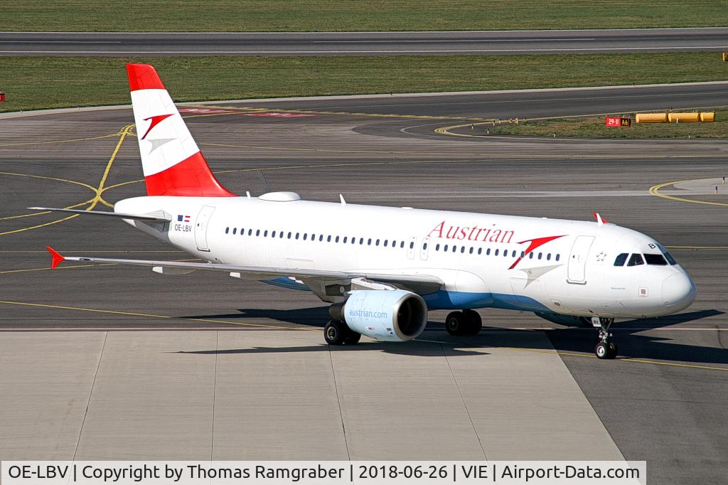 OE-LBV, 2000 Airbus A320-214 C/N 1385, Austrian Airlines Airbus A320