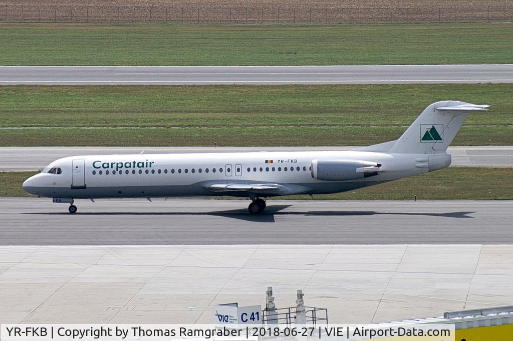 YR-FKB, 1991 Fokker 100 (F-28-0100) C/N 11369, Carpatair Fokker 100