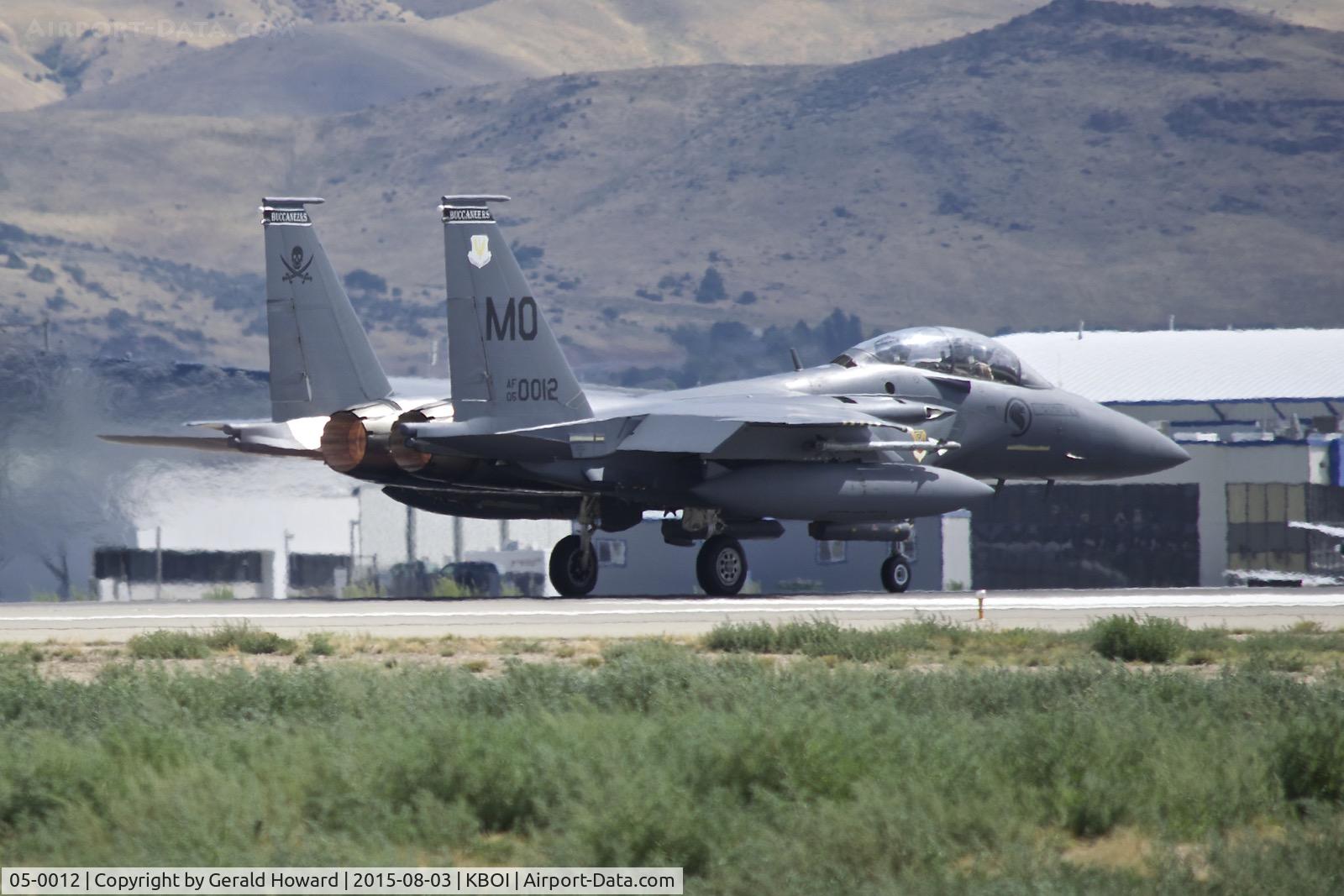 05-0012, 2005 Boeing F-15SG Strike Eagle C/N SG12, Take off run on RWY 10R. 428th Fighter Sq. 
