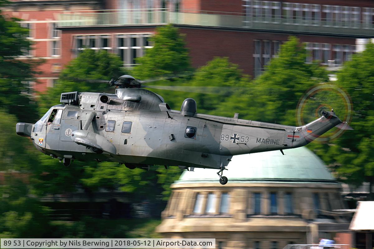 89 53, Westland Sea King Mk.41 C/N WA757, 89+53 at Hamburg