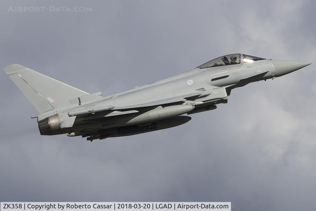 ZK358, 2014 Eurofighter EF-2000 Typhoon FGR.4 C/N BS119, Iniochos 2018
