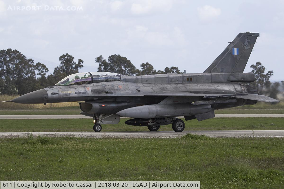 611, Lockheed Martin F-16D Fighting Falcon C/N XM-12, Iniochos 2018