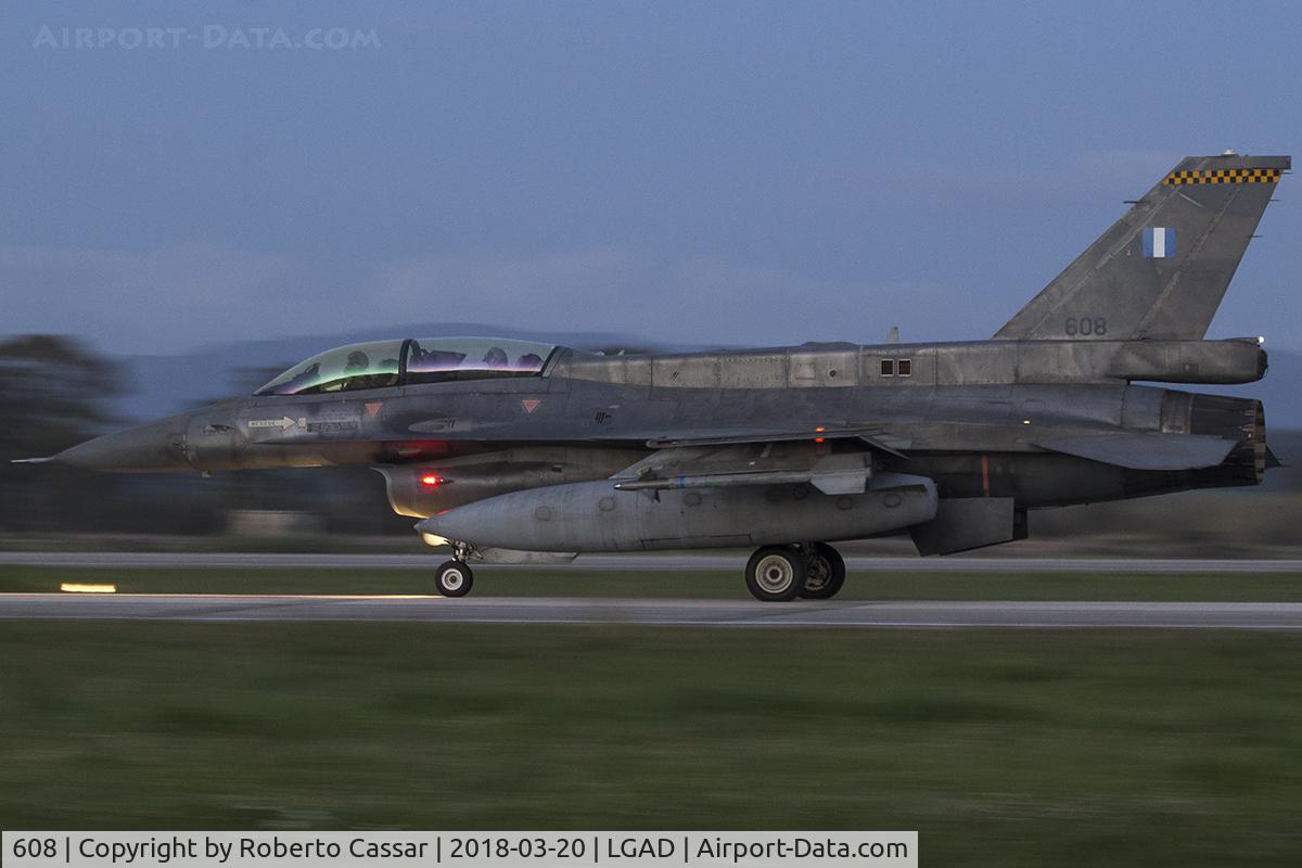 608, Lockheed Martin F-16D Fighting Falcon C/N XM-9, Iniochos 2018