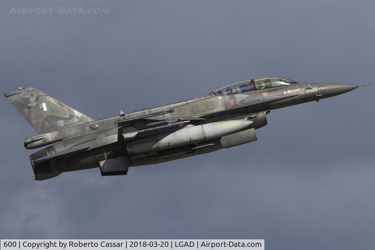 600, Lockheed Martin F-16D Fighting Falcon C/N XM-1, Iniochos 2018
