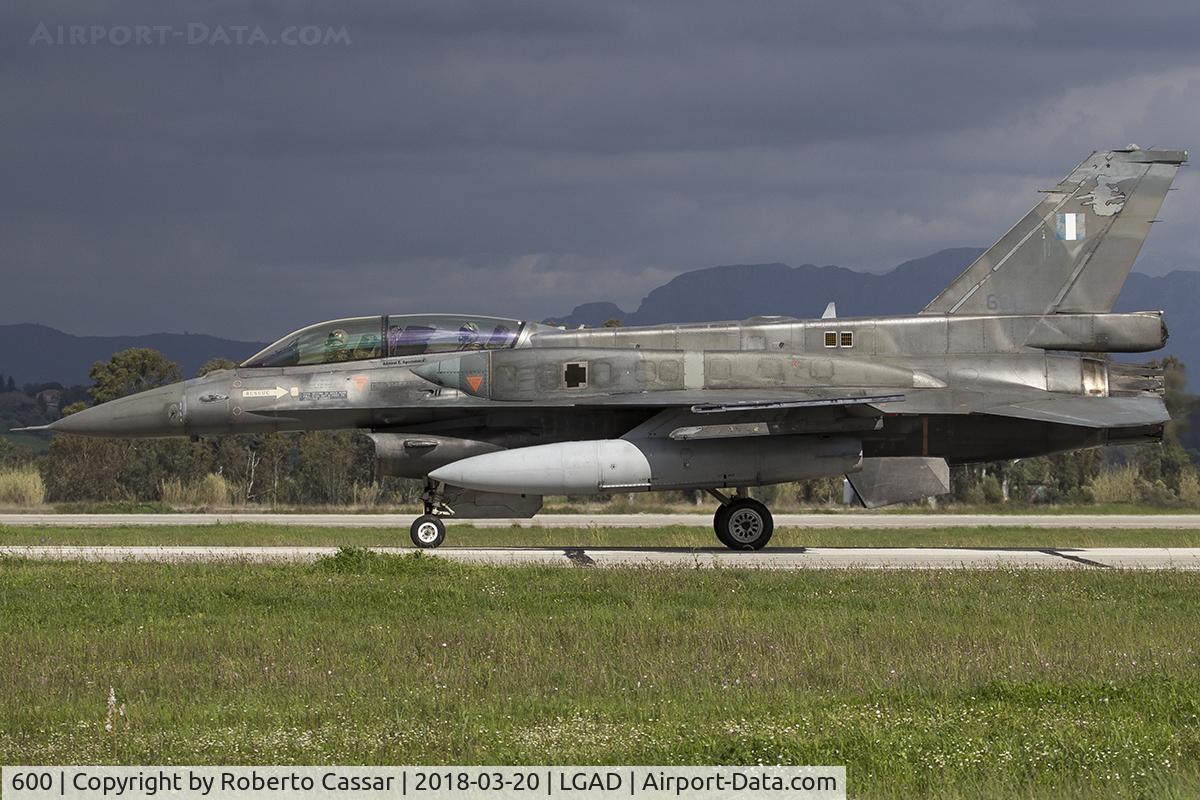 600, Lockheed Martin F-16D Fighting Falcon C/N XM-1, Iniochos 2018