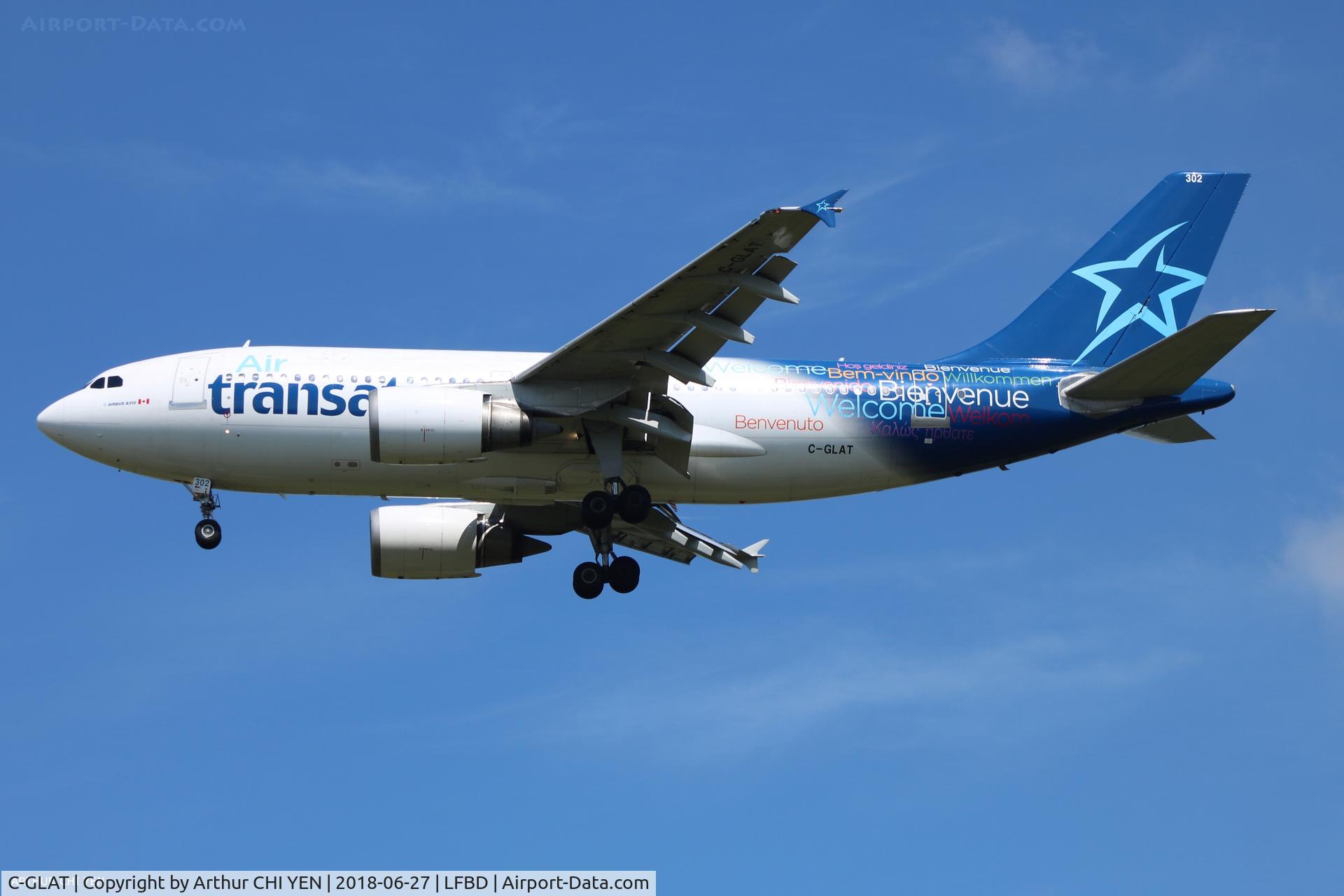 C-GLAT, 1991 Airbus A310-308 C/N 588, From Montréal Trudeau.