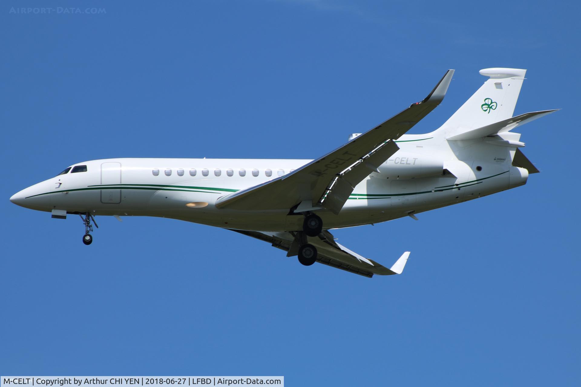 M-CELT, 2011 Dassault Falcon 7X C/N 110, From Le Bourget.