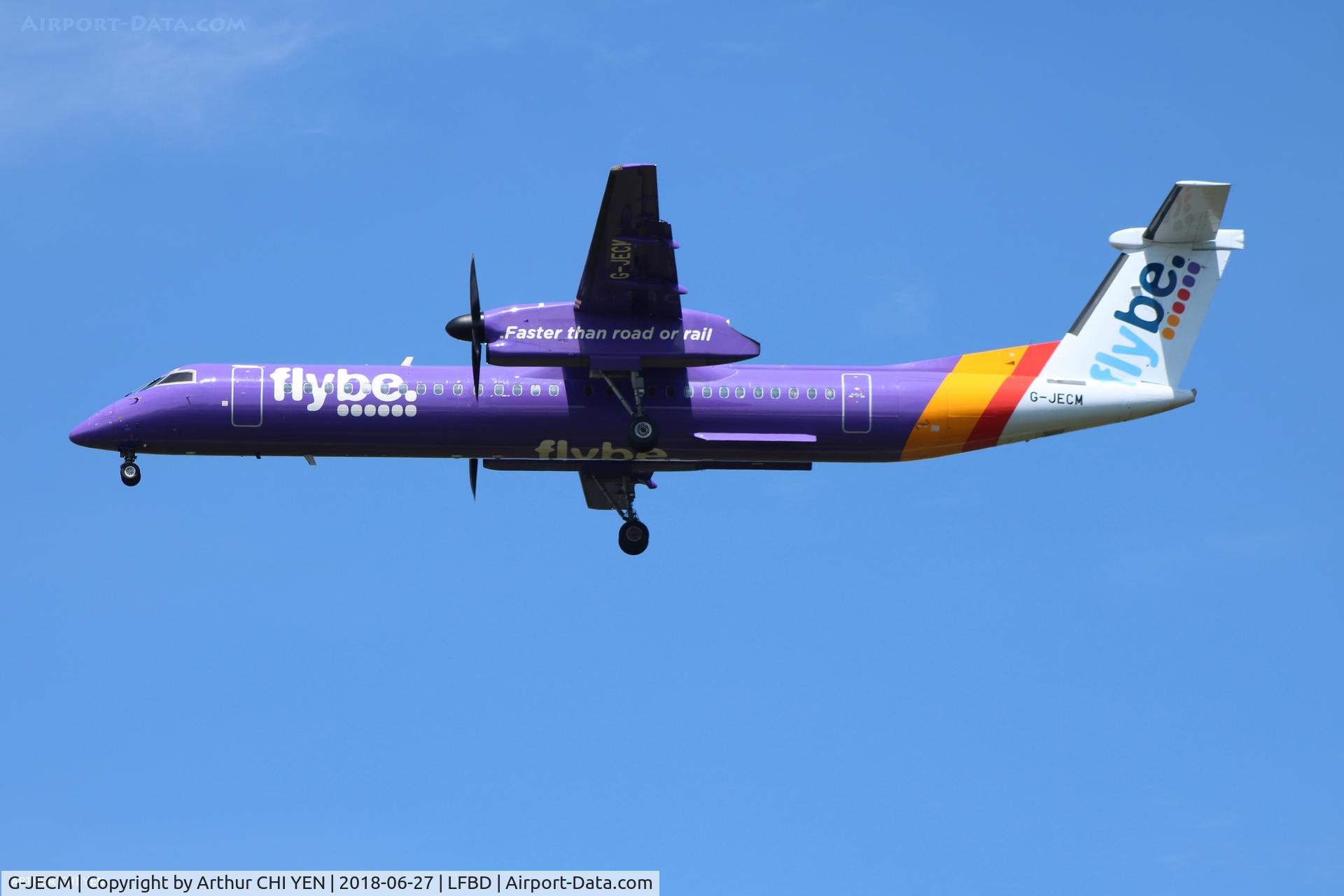 G-JECM, 2005 De Havilland Canada DHC-8-402Q Dash 8 C/N 4118, From Birmingham.