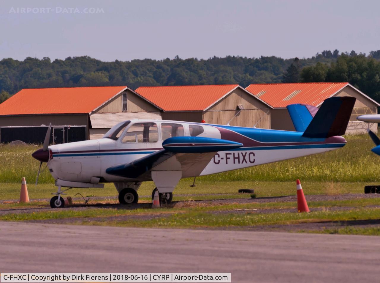C-FHXC, 1948 Beech A35 Bonanza Bonanza C/N D-1629, Parked at the airport.