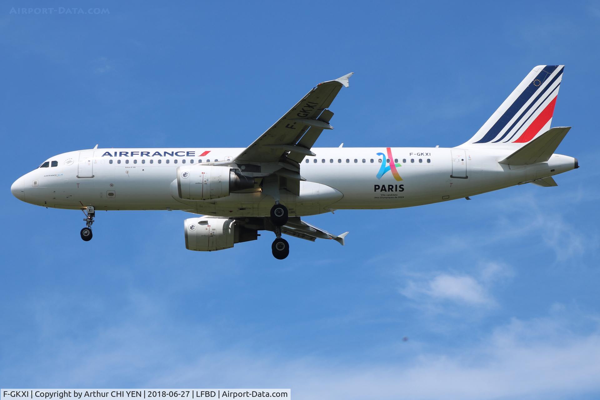 F-GKXI, 2003 Airbus A320-214 C/N 1949, From Paris CDG