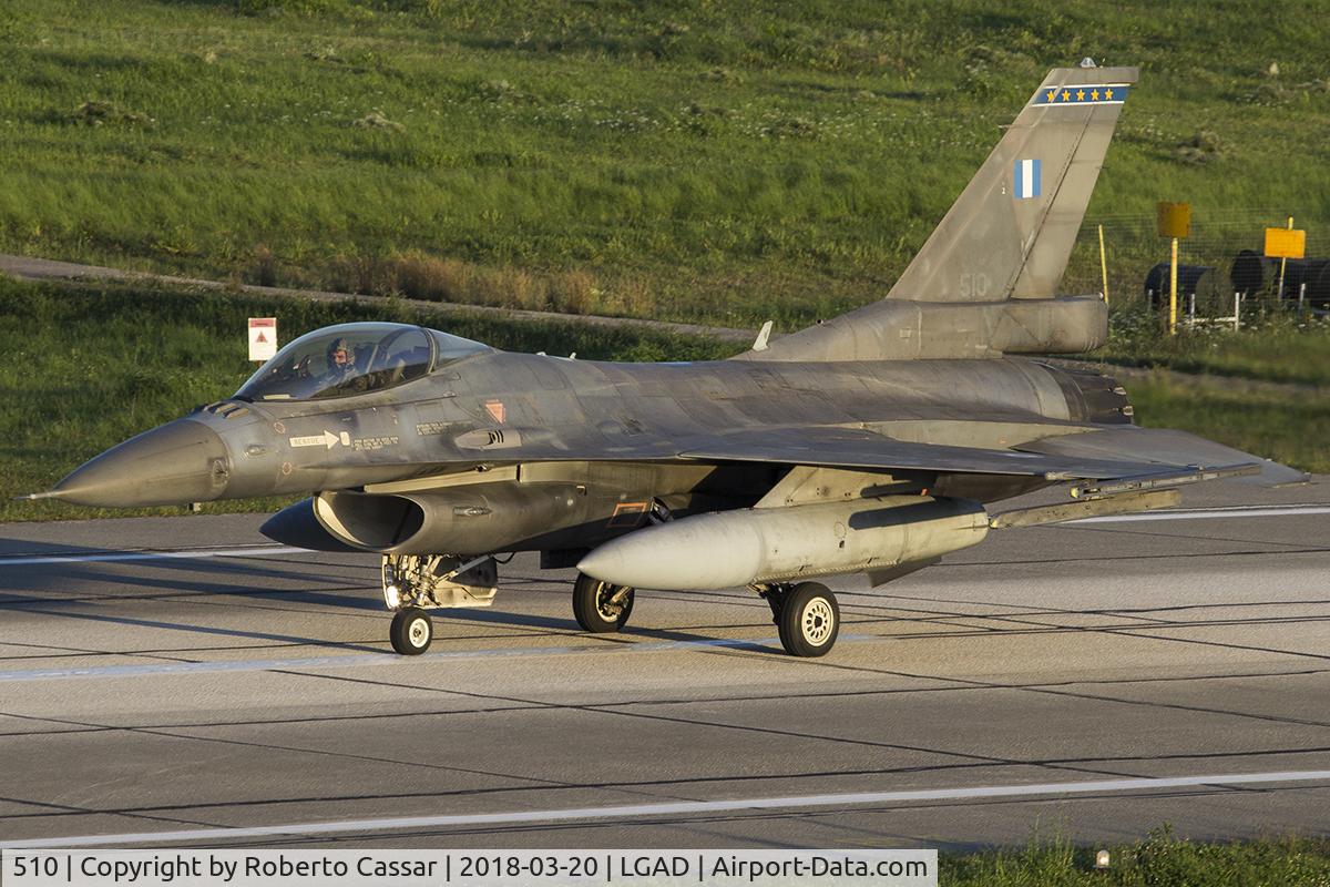 510, Lockheed Martin F-16C Fighting Falcon C/N XK-11, Iniochos 2018