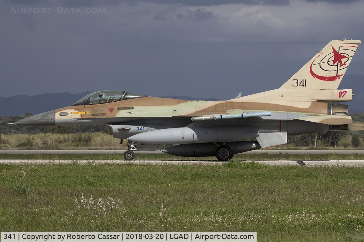 341, General Dynamics F-16C Barak C/N 4J-17, Iniochos 2018