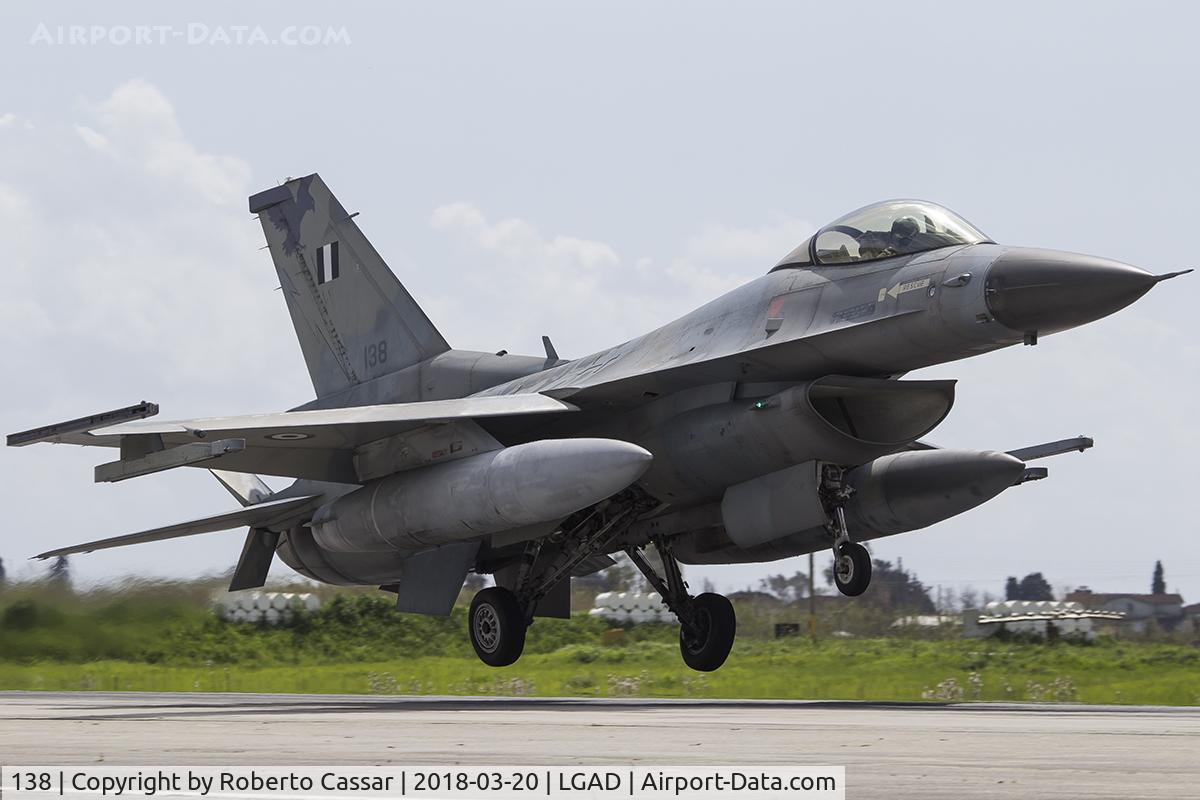 138, General Dynamics F-16C Fighting Falcon C/N 2Y-29, Iniochos 2018