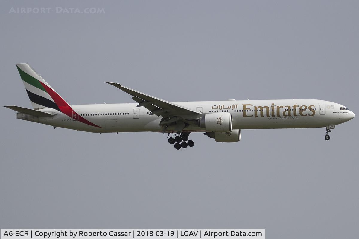 A6-ECR, 2009 Boeing 777-31H/ER C/N 35592, Athens