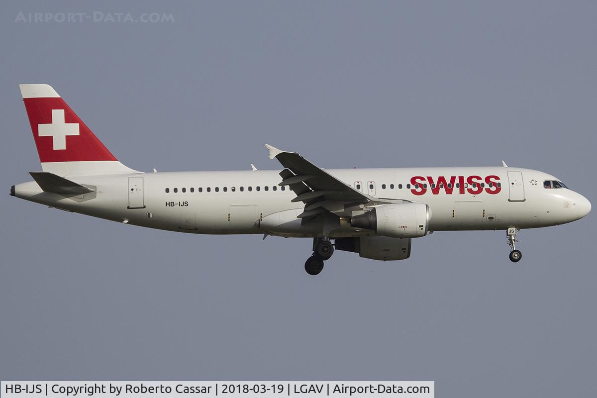 HB-IJS, 1998 Airbus A320-214 C/N 782, Athens