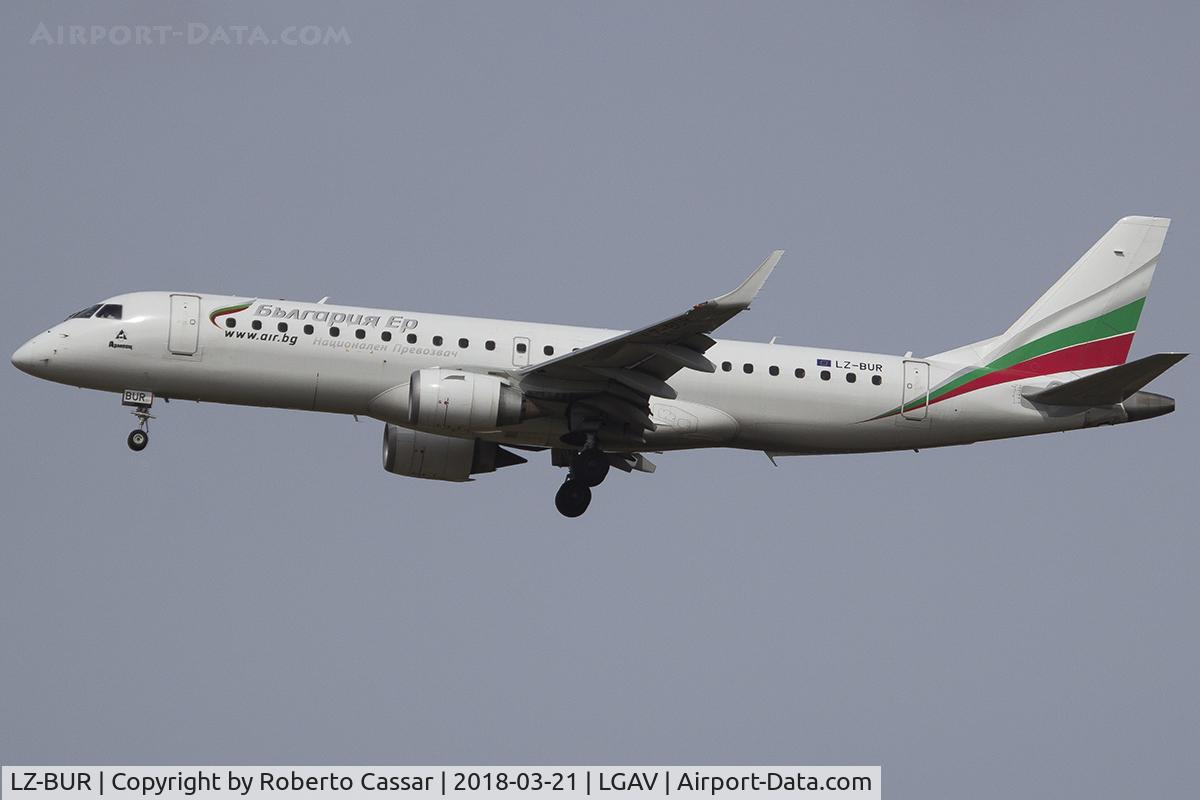 LZ-BUR, 2012 Embraer 190AR (ERJ-190-100IGW) C/N 19000551, Athens