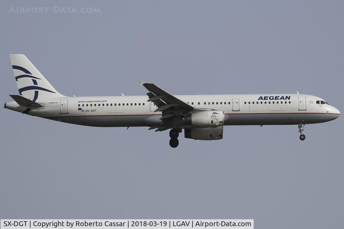 SX-DGT, 2001 Airbus A321-231 C/N 1433, Athens