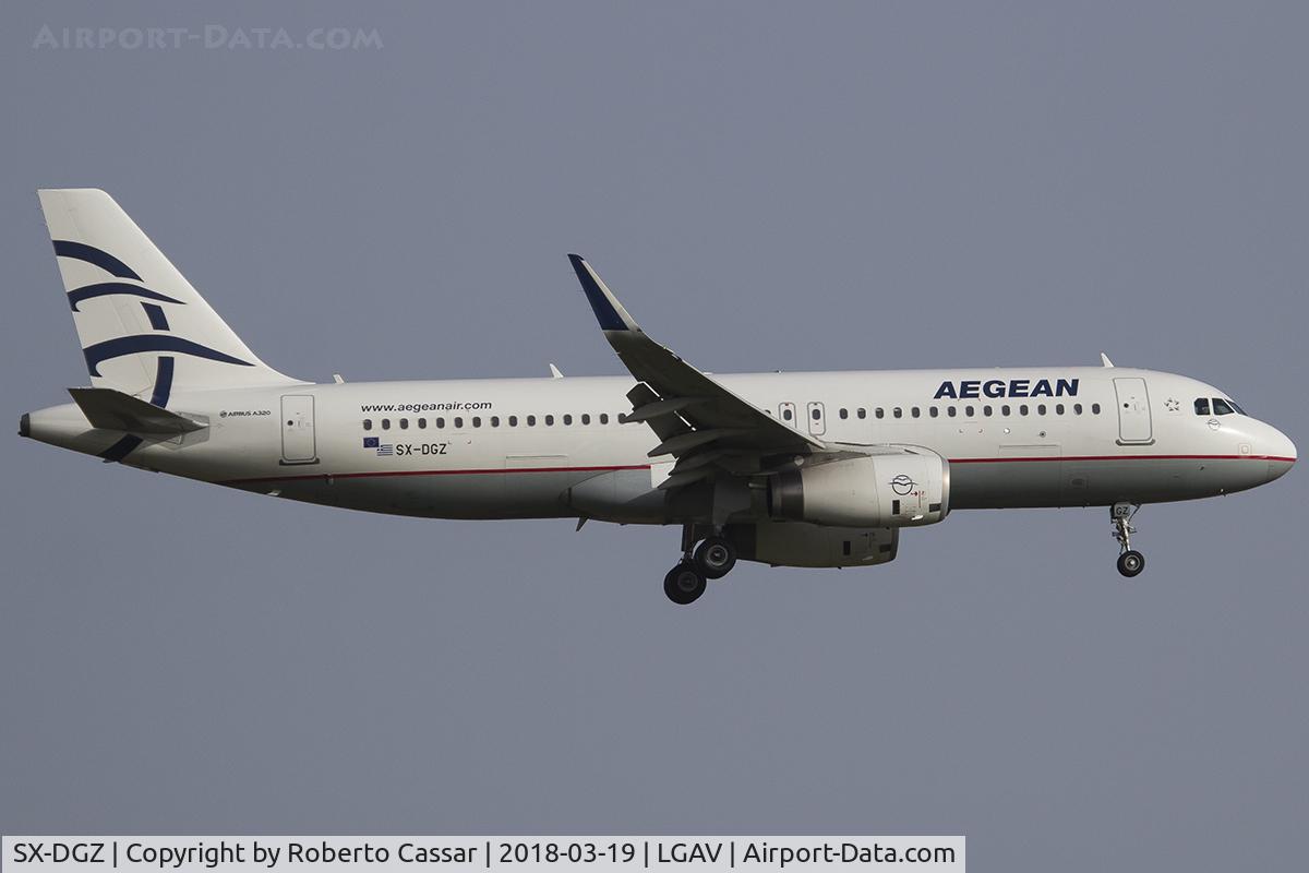 SX-DGZ, 2015 Airbus A320-232 C/N 6643, Athens