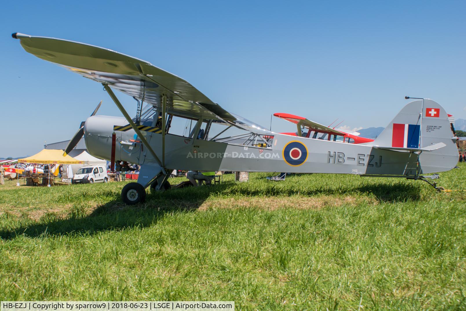 HB-EZJ, 1945 Taylorcraft J Auster 5 C/N 1753, RIO 2018 Ecuvillens