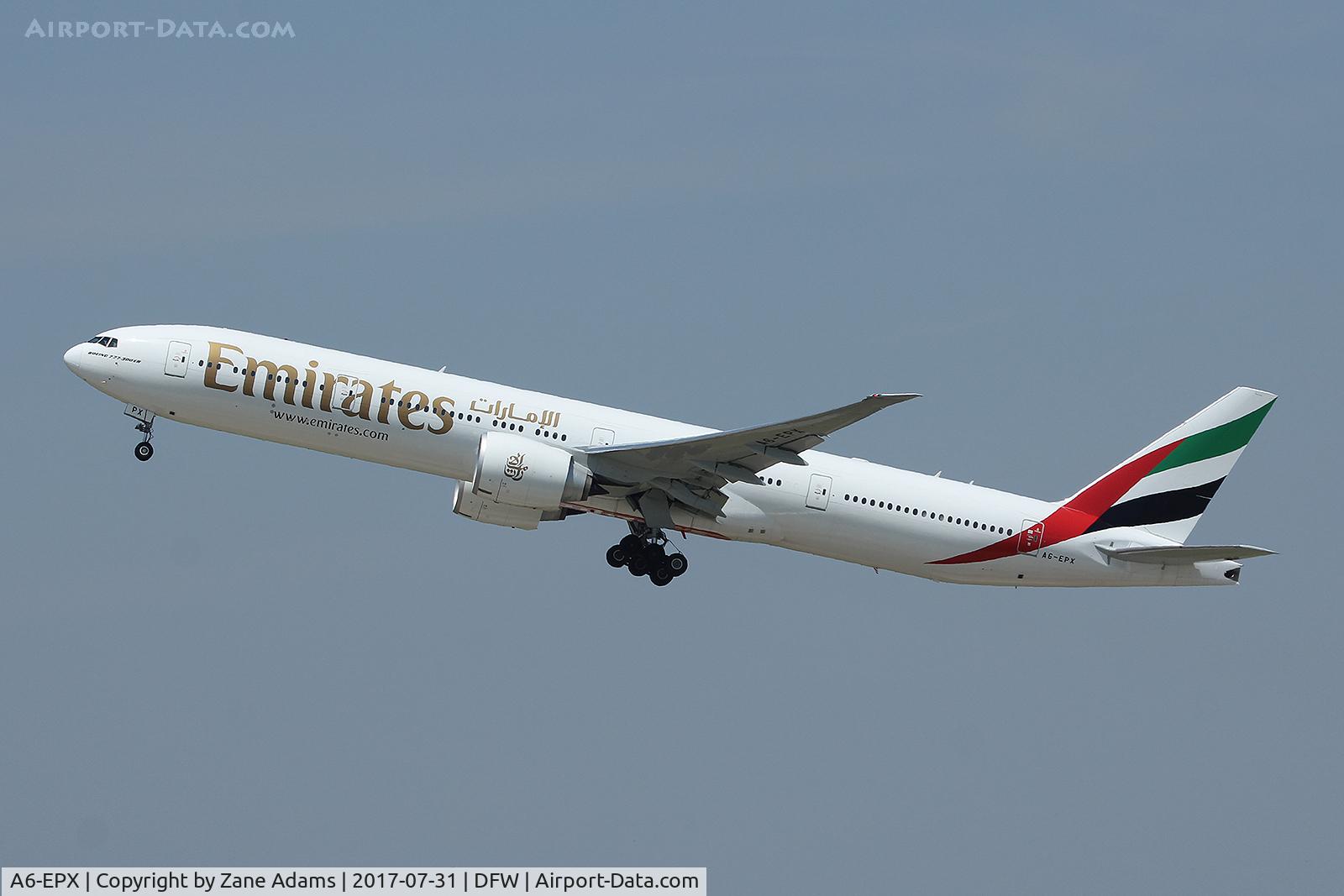 A6-EPX, 2016 Boeing 777-31H/ER C/N 42343, At DFW Airport