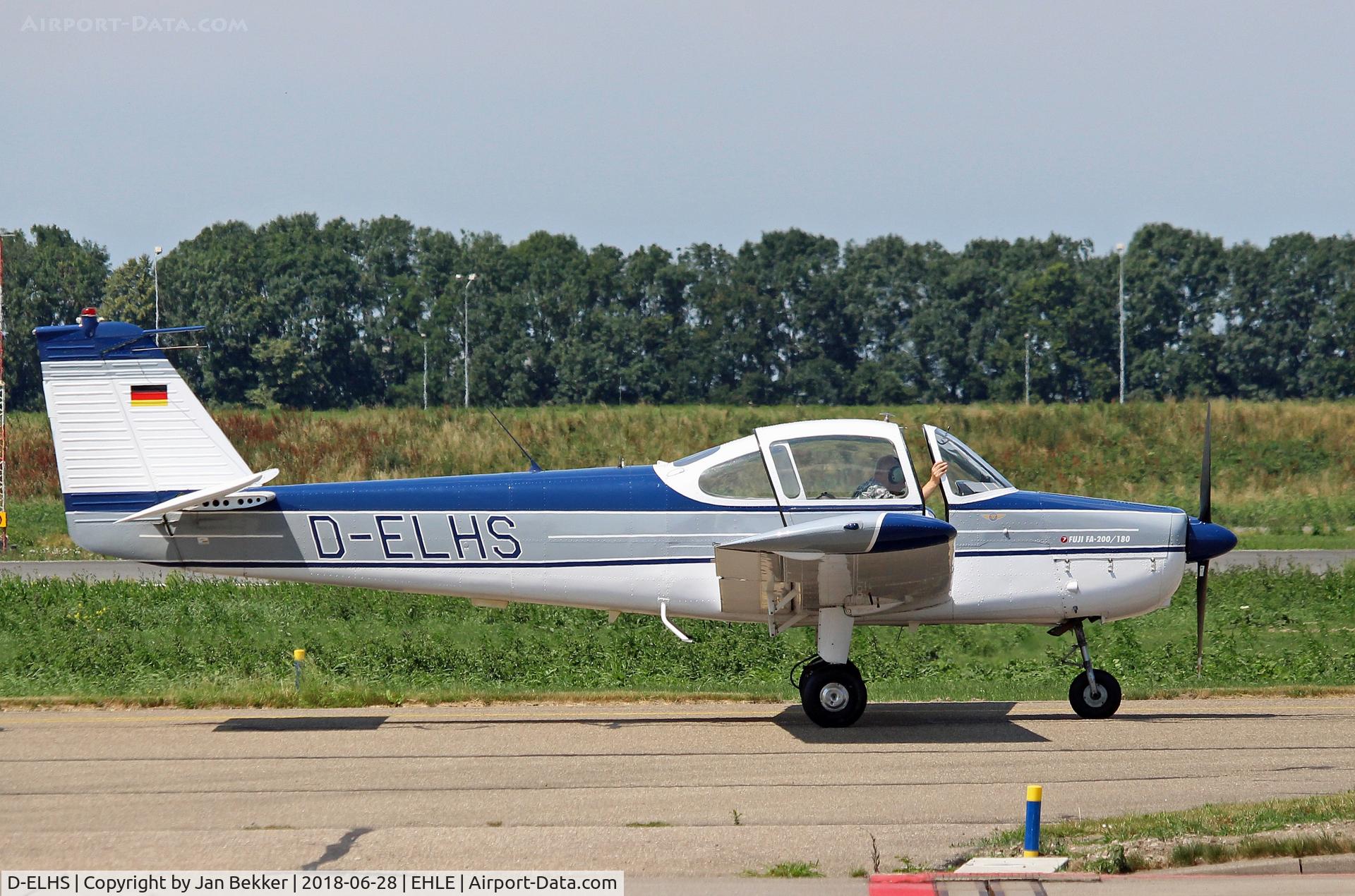 D-ELHS, 1970 Fuji FA-200-180 Aero Subaru C/N FA-200-80, Lelystad Airport