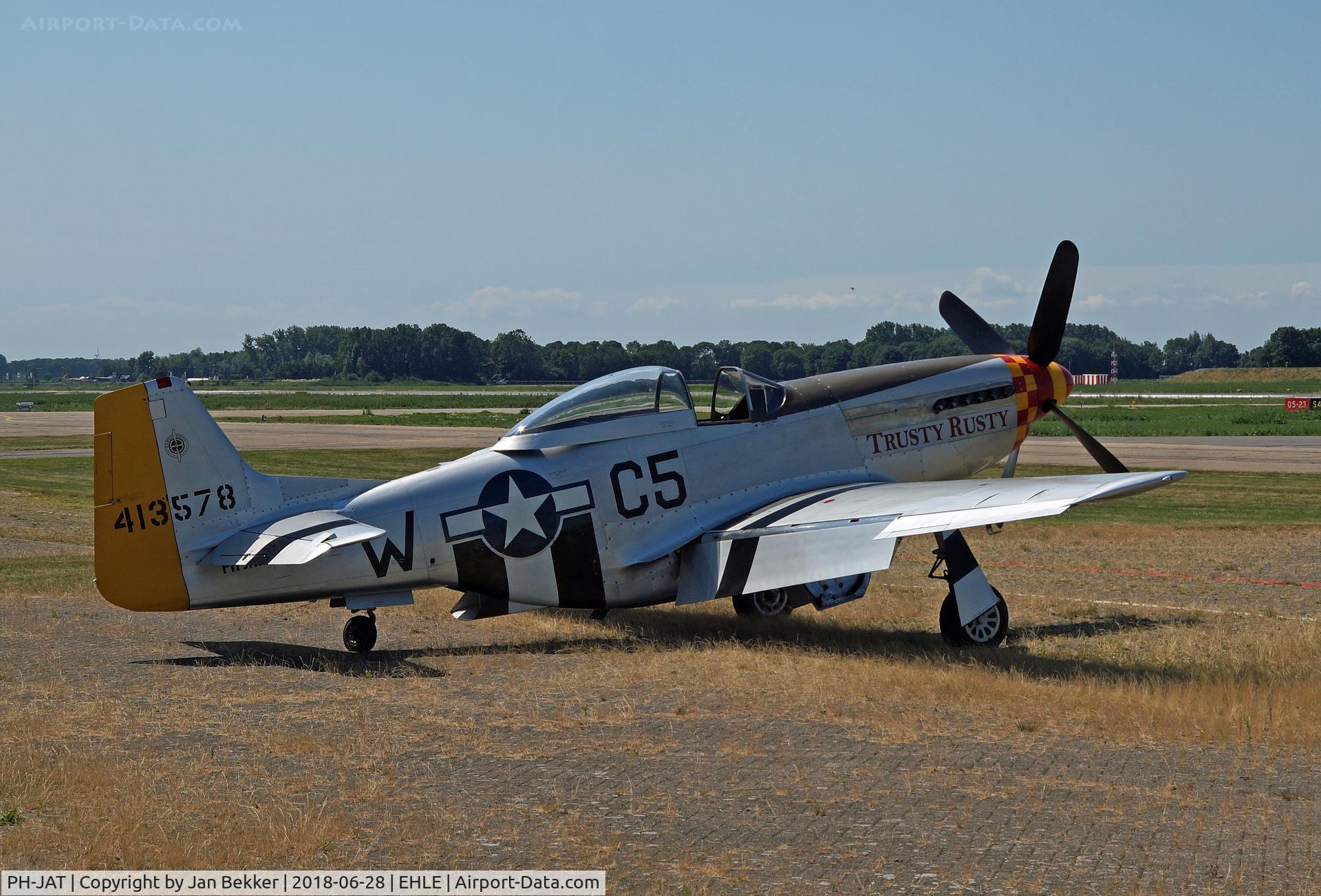 PH-JAT, 1944 North American P-51D Mustang C/N 122-41463, Lelystad Airport