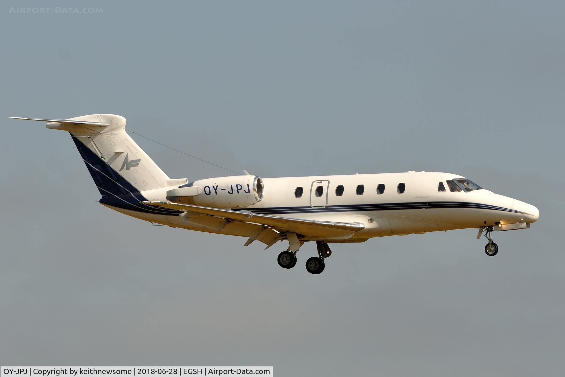 OY-JPJ, 1981 Cessna 650 Citation III C/N 650-0060, Return Visitor.