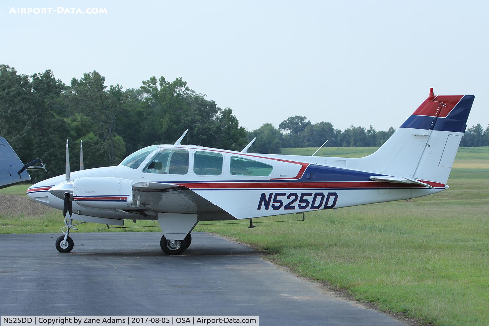 N525DD, 1975 Beech B-55 C/N TC-1890, At Mount Pleasant Airport
