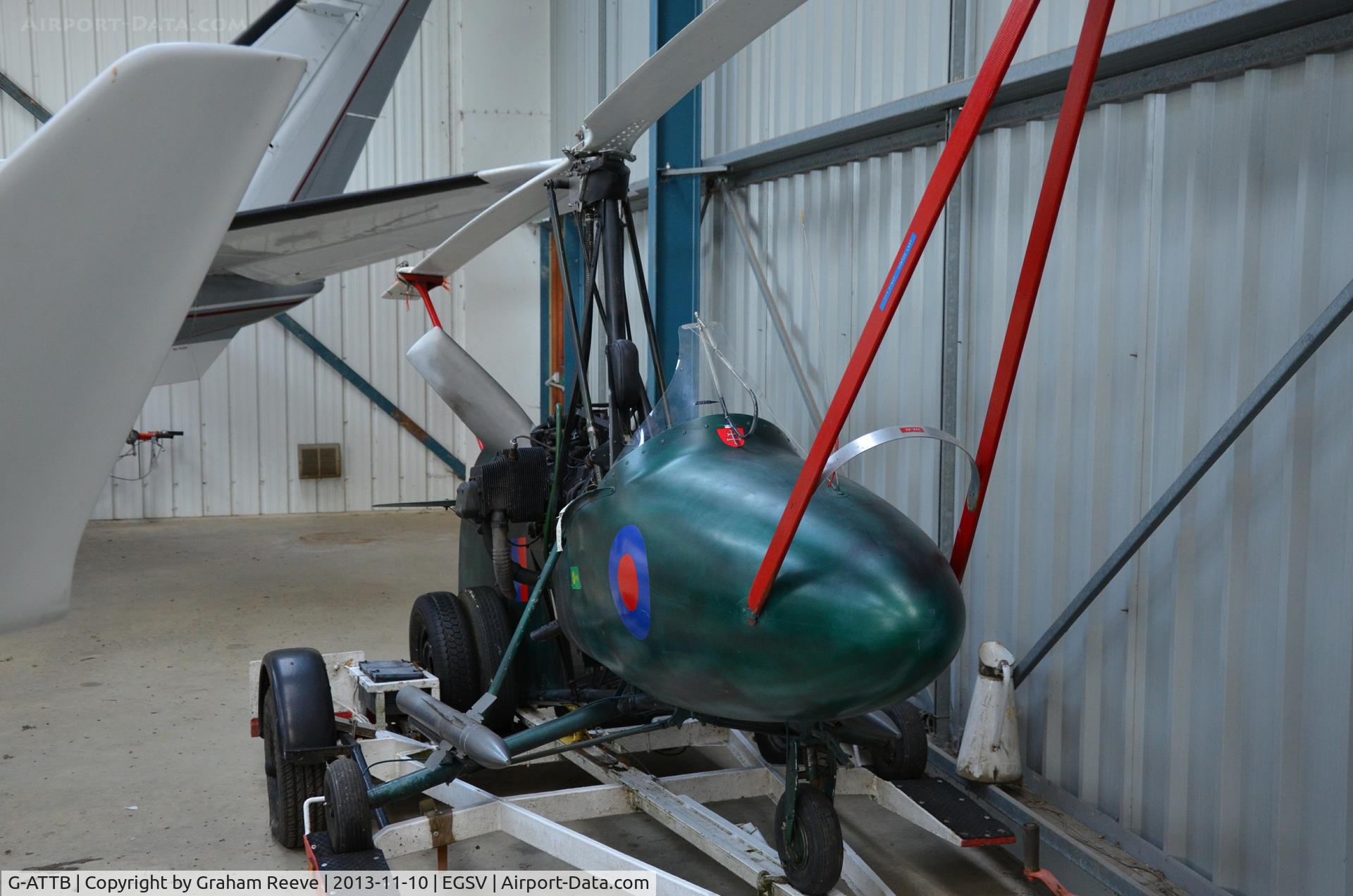 G-ATTB, 1962 Beagle-Wallis WA-116/F C/N 214, Parked at Old Buckenham.