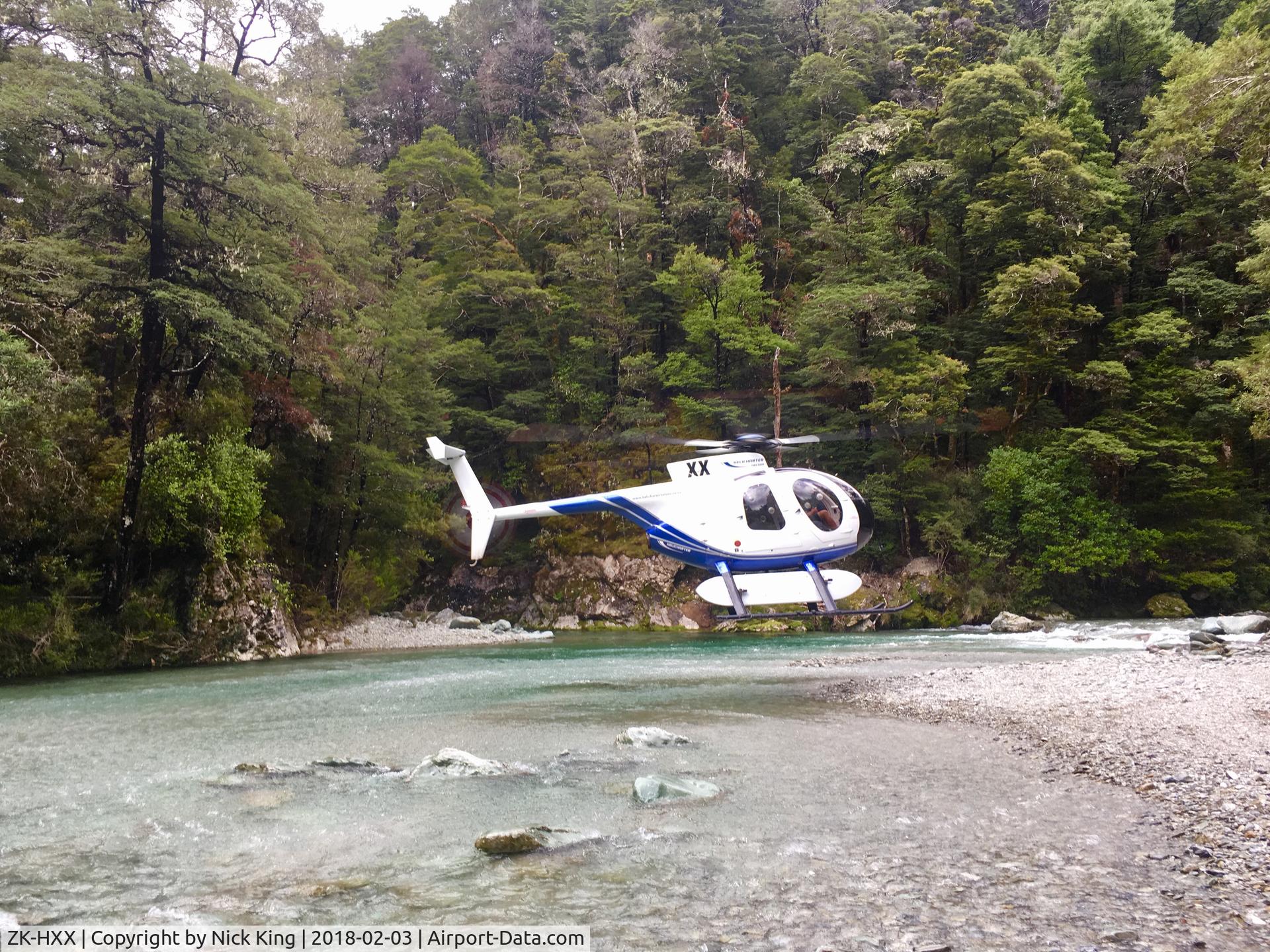 ZK-HXX, Hughes 369D C/N 300675D, Helicopter Charter Nelson
