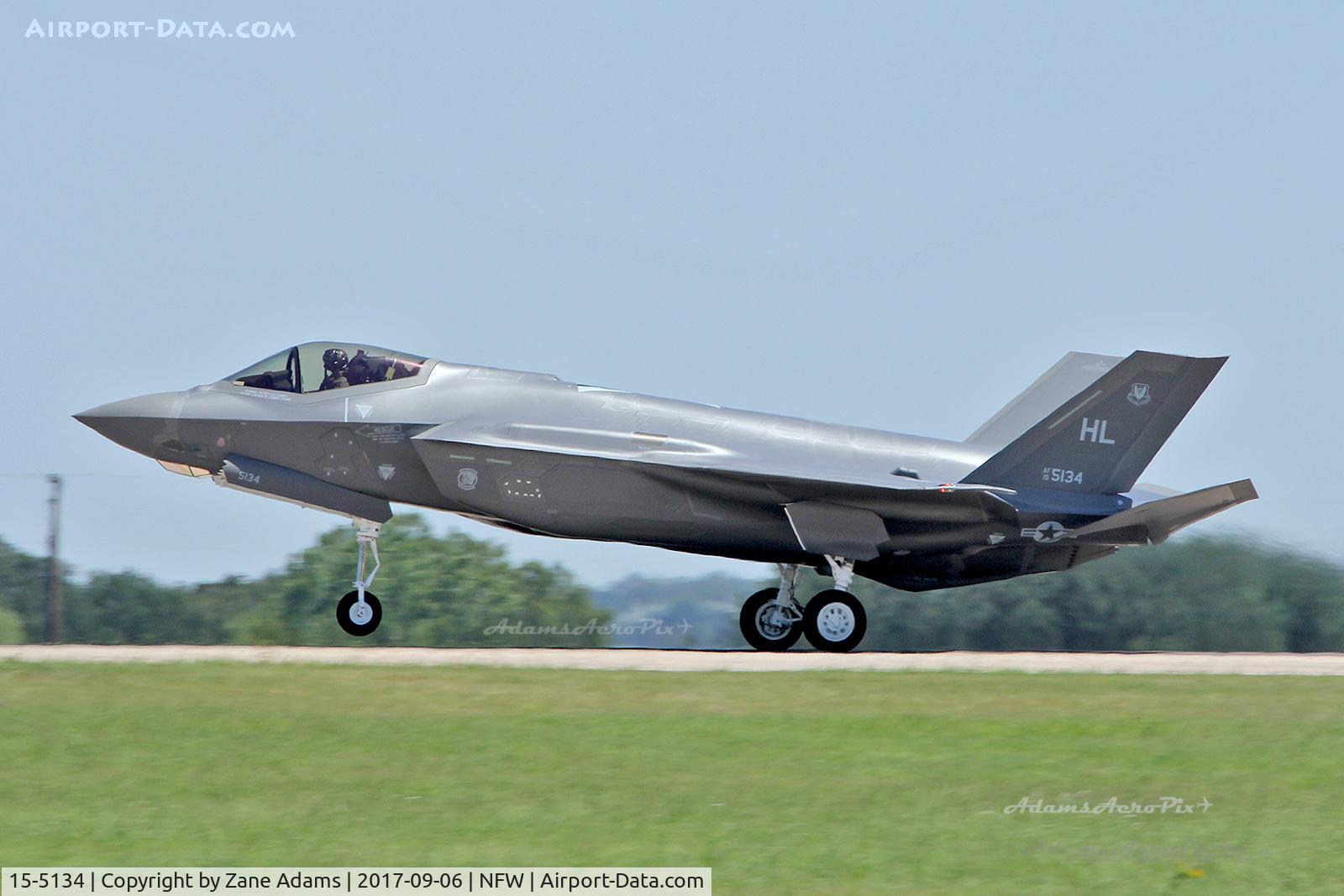 15-5134, 2015 Lockheed Martin F-35A Lightning II C/N AF-124, Departing at NAS Fort Worth